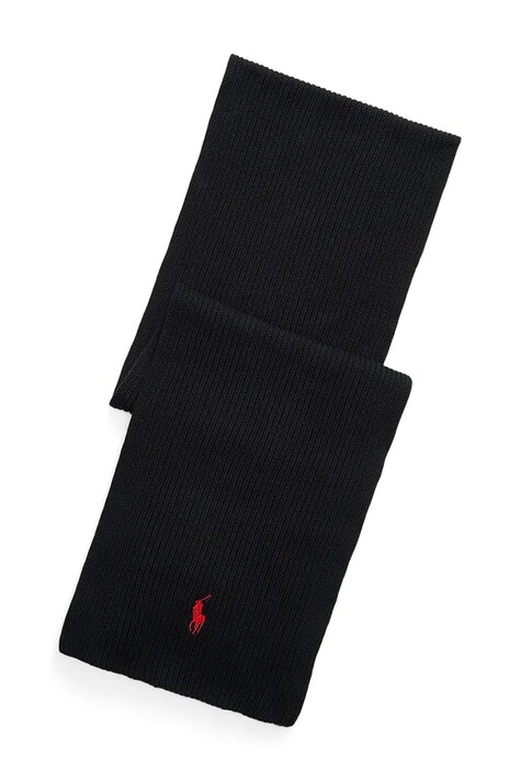 Polo Ralph Lauren szalik męski bawełniany czarny 710981757