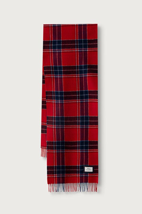 Tommy Hilfiger Kratki šal za muškarce od vune crveni AM0AM14577