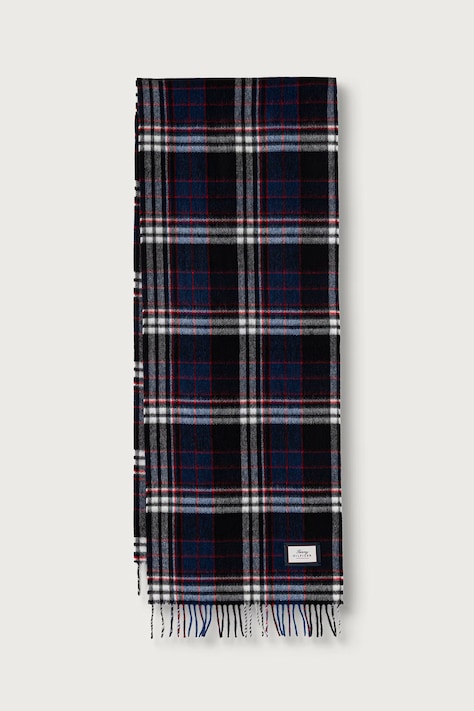 Tommy Hilfiger Szalik męski wełniany czarny AM0AM14577