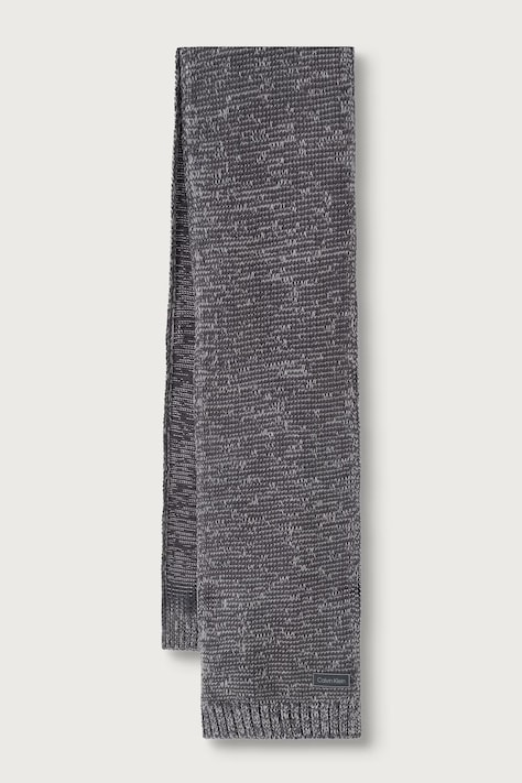 Calvin Klein Šála pánská s bavlnou šedá LV04D8113G