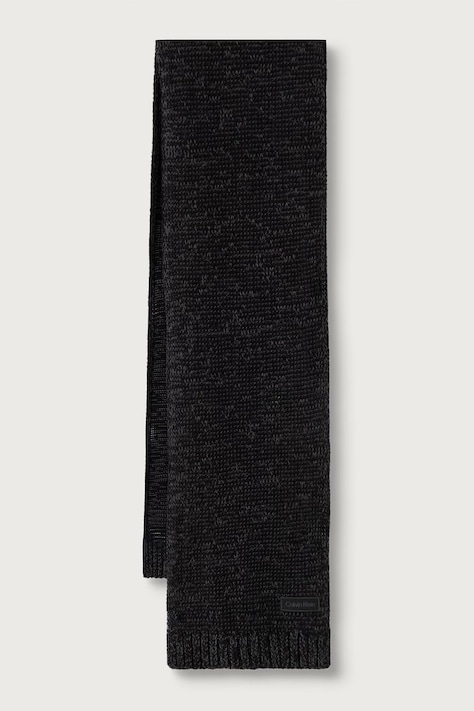 Calvin Klein Šála pánská s bavlnou černá LV04D8113G