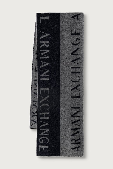 Armani Exchange Šal moški z volno mornarsko moder XM001715 AF17471