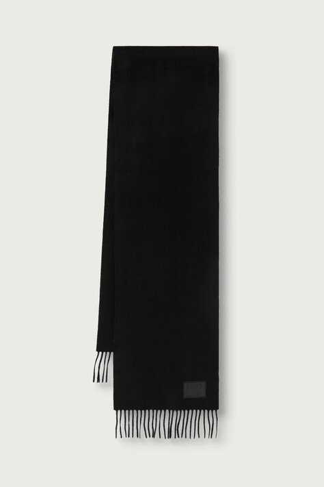 Paul Smith Szalik męski kaszmirowy czarny M1A-150K-T613