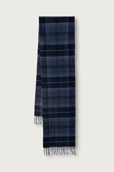 Barbour Szalik wełniany granatowy USC0405