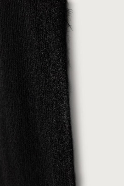 Karl Lagerfeld шарф з додаванням вовни — AW26-SAUZWT, чорний — фото 3