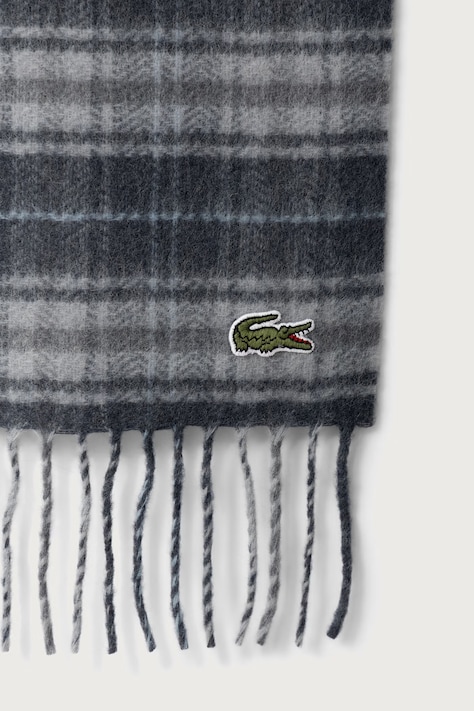 Lacoste Sál gyapjúval szürke RE9821