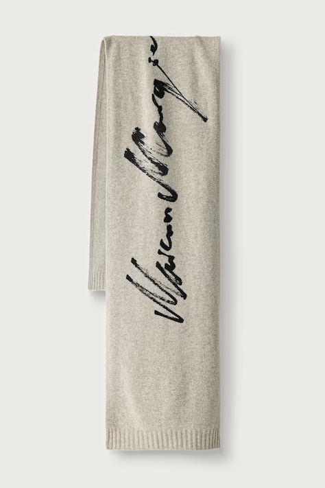 MM6 Maison Margiela szalik z wełną szary S52TE0064-M13288