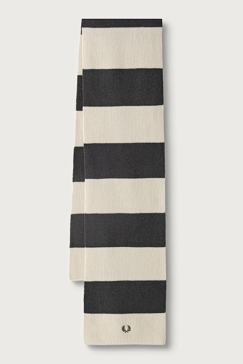 Fred Perry Szalik wełniany beżowy C3305