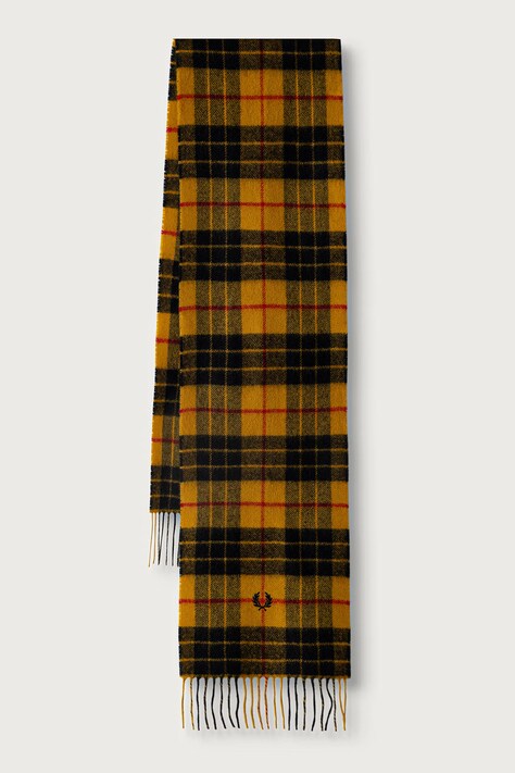 Fred Perry Szalik wełniany czarny C3338