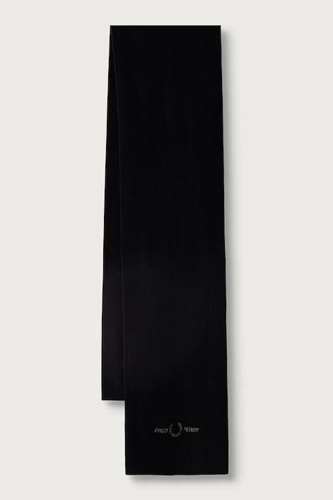 Fred Perry Szalik z bawełną czarny C3301