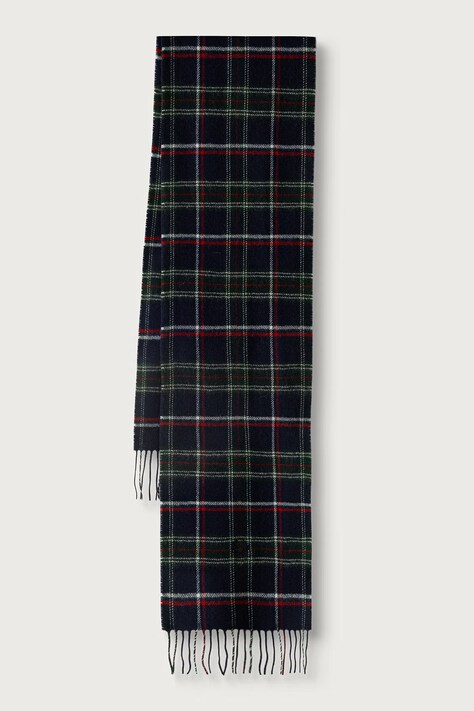 Fred Perry Szalik wełniany granatowy C3337
