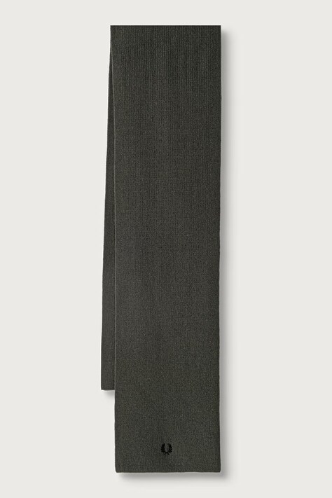 Fred Perry Szalik wełniany zielony C3307