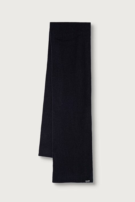 EA7 Emporio Armani Szalik z wełną granatowy AF29587.7X000311