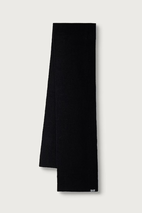 EA7 Emporio Armani Szalik z wełną czarny AF29587.7X000311