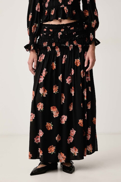 AllSaints Sukňa čipkovaná LAUREN čierna W012RF