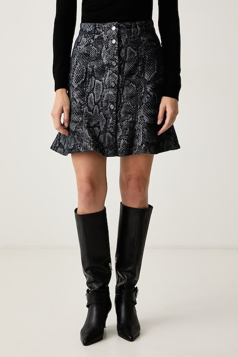 Trussardi Spódnica jeansowa granatowa 1400A000695N