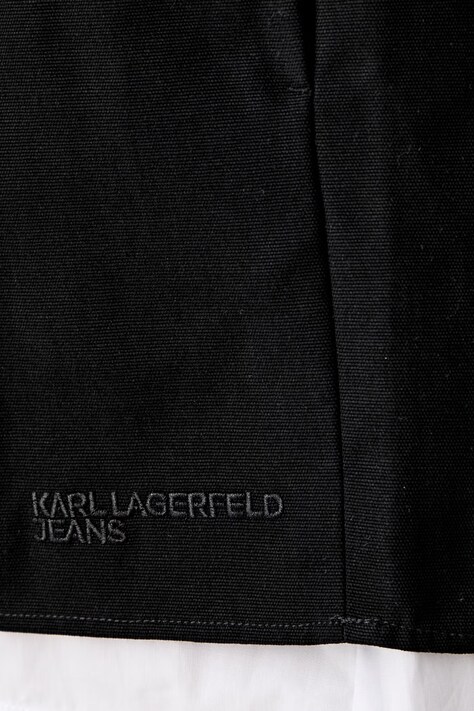 Karl Lagerfeld Jeans спідниця-кльош бавовняна — AW26-SDDZR4, чорний — фото 4