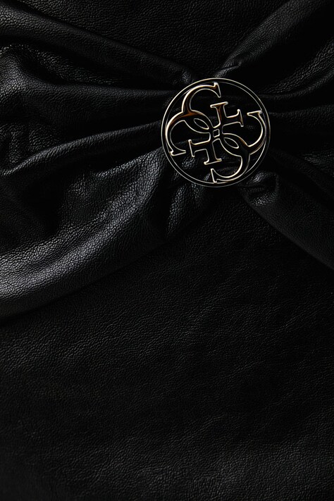 Guess Fustă cu vâscoză LUCIA neagră W6BD27 W4251