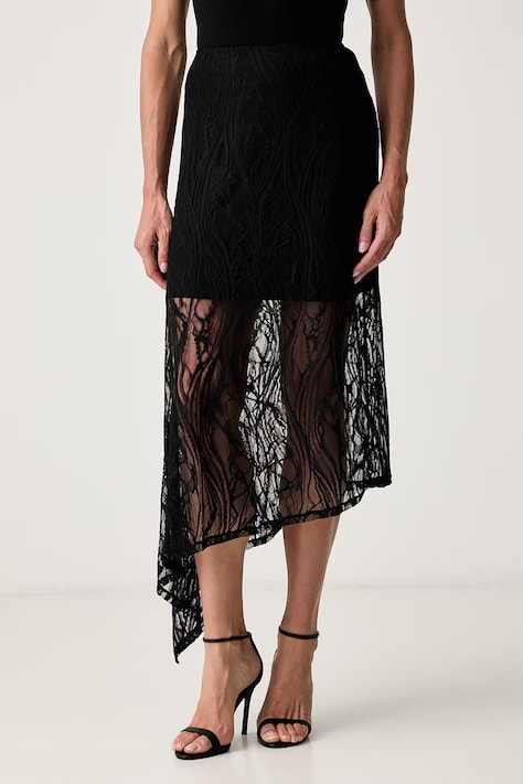 Guess sukňa EVELYN čierna hladká W6YD12 K4364