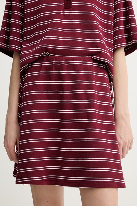 Gestuz spódnica GZpilova bordowa w paski 10911230