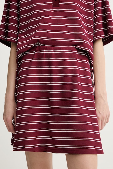 Gestuz spódnica GZpilova bordowa w paski 10911230