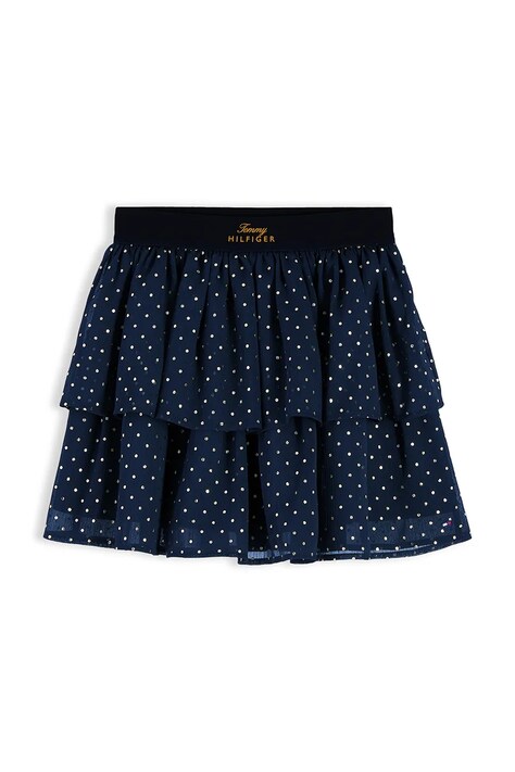 Tommy Hilfiger Spódnica czarna w kropki KG0KG09566