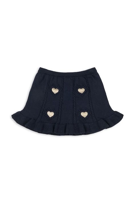 Konges Sløjd Gonna in cotone SOLEIL SKIRT GOTS blu navy KS106242