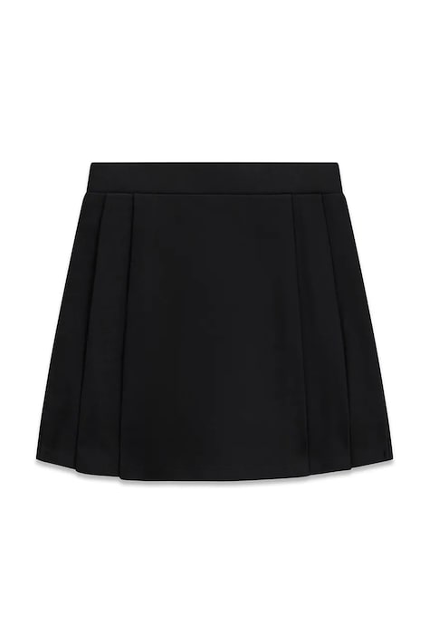 Guess spódnica rozkloszowana z wiskozą czarna gładka J6YD01 K3936