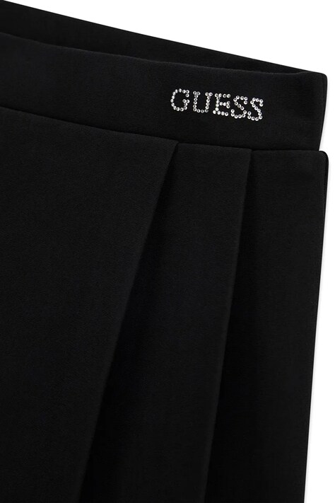 Guess спідниця-кльош з віскозою — AW26-SDGZZW, чорний — фото 3