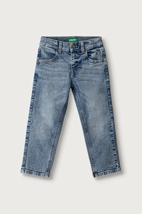 United Colors of Benetton Jeansy slim fit dziecięce granatowe 4U9SGE033