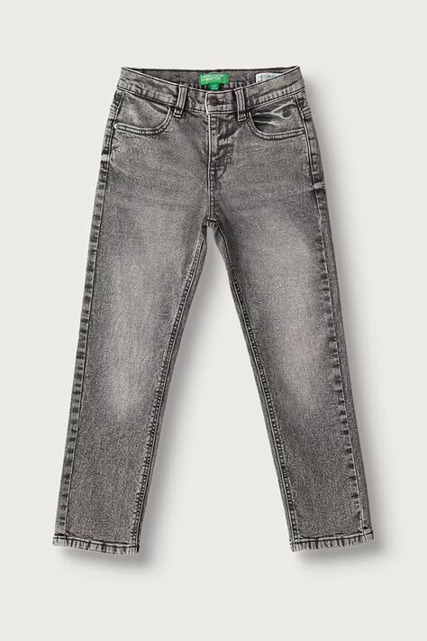 United Colors of Benetton Slim fit traperice za djecu sive 4U9SCE04Y