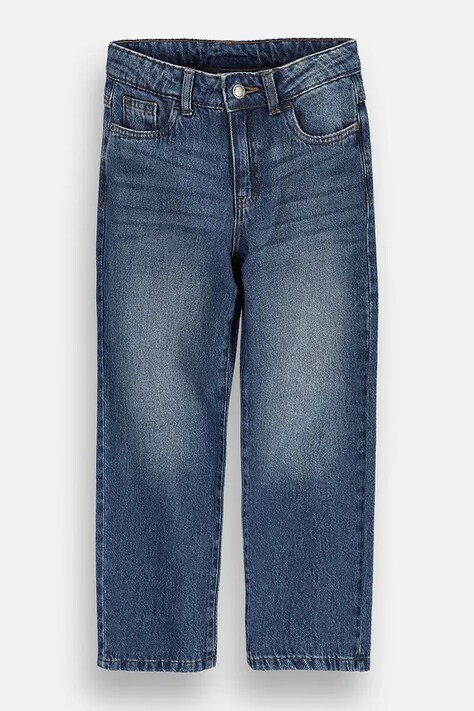 Coccodrillo Jeansy relaxed fit dziecięce granatowe COLLECTION JEANS BOY