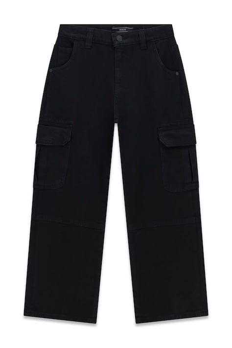 Guess Τζιν relaxed fit παιδικά μαύρα L6BA03 D2187