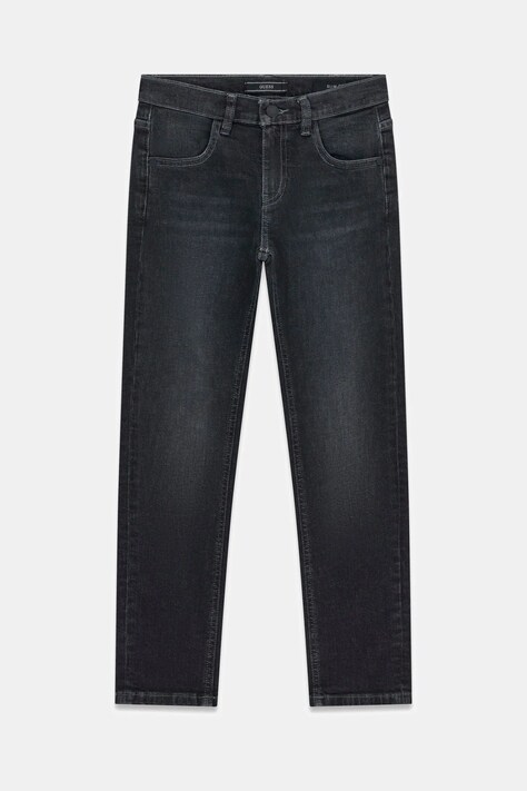 Guess Jeansy slim fit dziecięce czarne L6BA02 D2183