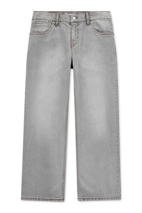 Levi's τζιν wide leg παιδικά 578 BAGGY JEANS γκρί 8EN692