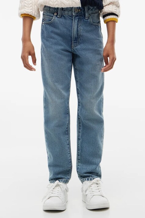 Tommy Hilfiger Jeansy regularne dziecięce STRAIGHT niebieskie KB0KB10762