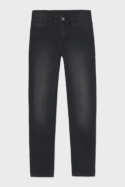 Mayoral Straight traperice za djecu soft denim crne 7509