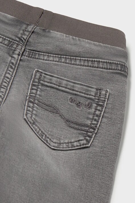 Mayoral Jeansy jogger dziecięce soft denim jogger szare 2543