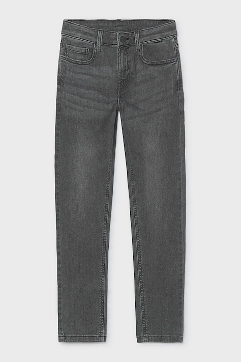 Mayoral Jeansy slim fit dziecięce slim fit basic szare 516