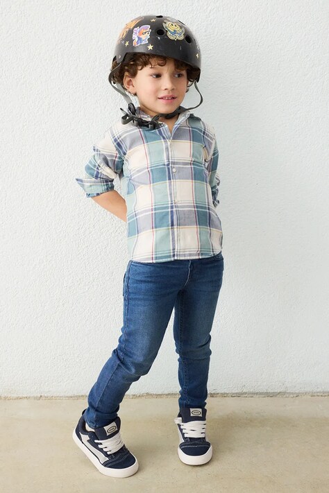 Mayoral Jeansy slim fit dziecięce slim fit basic niebieskie 504