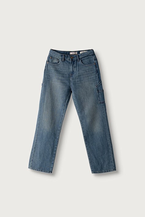 Guess rifle wide leg detské modré L6YA03 D1227