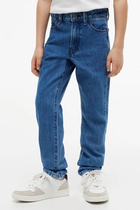 Tommy Hilfiger jeansy straight dziecięce STRAIGHT niebieskie KB0KB10467