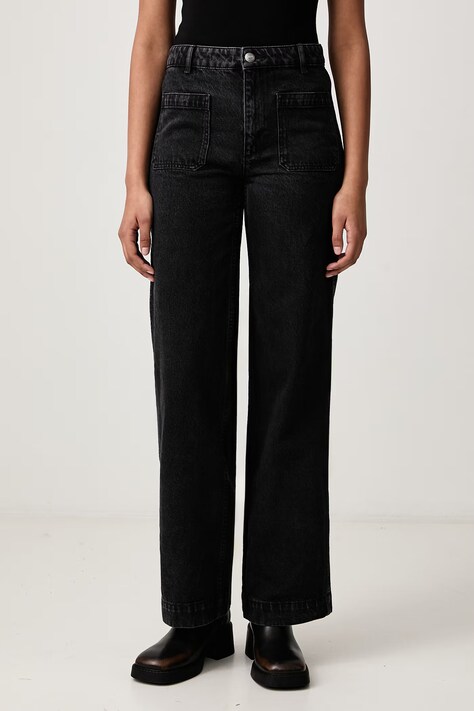 A.P.C. VICTORIA jeansy relaxed fit damskie niebieskie COHDK.F09250