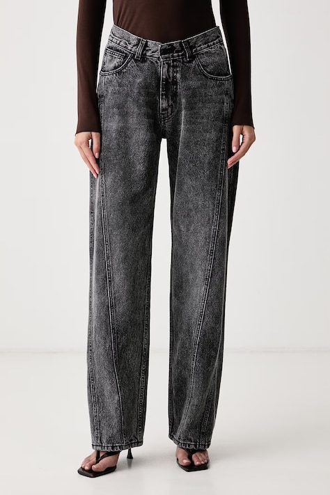 Le Privé Damskie ICONIC JEANS GRIS szare LP00832