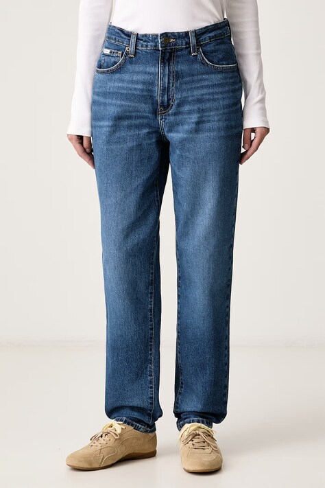 Guess Jeans Mom džíny dámské modré W6BA0D D1788
