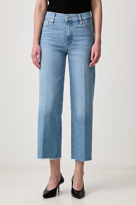 Frame LE SLIM PALAZZO CROP Women's blue LSPCRF814