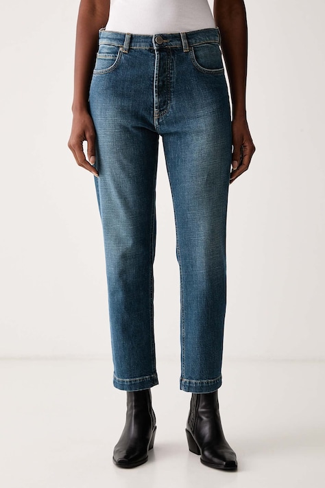 Pinko Jeansy slim fit damskie niebieskie 107385 A3KA