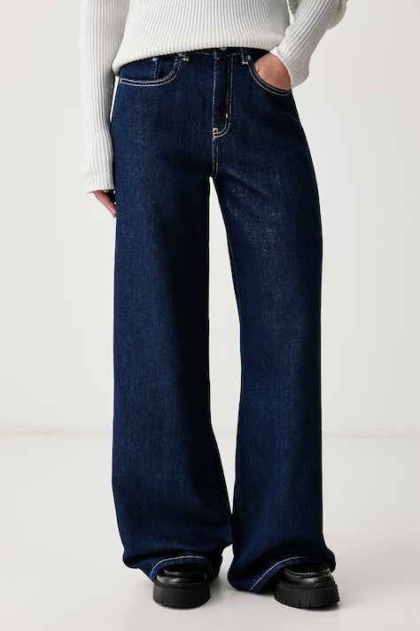 Karl Lagerfeld Jeans Relaxed fit Γυναικεία σκούρα μπλε B4W10043
