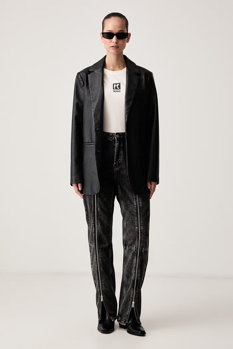 Karl Lagerfeld Jeans джинси straight жіночі — AW26-SJDZ91, чорний — фото 2