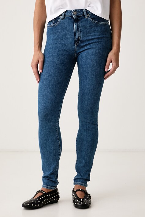 Karl Lagerfeld Jeans Jeansy skinny damskie niebieskie B4W10012